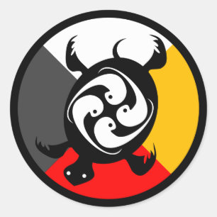 Adesivo Anishinabek Dodem Miskwaadesi