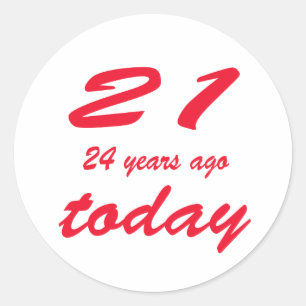 Adesivo aniversário 45