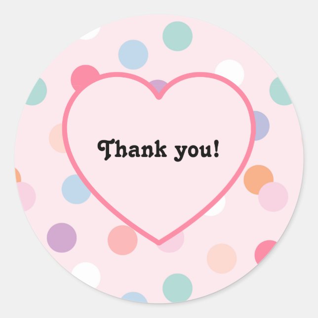 Adesivo Aniversário da Foto de bolinhas (Frente)