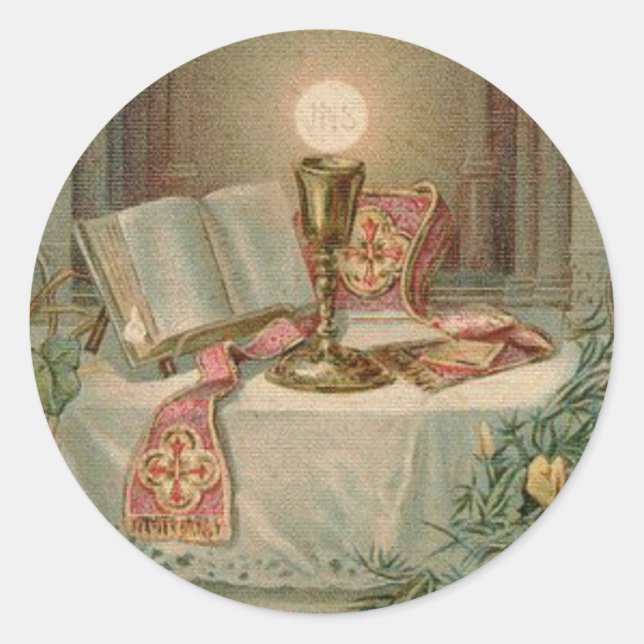 Adesivo Aniversário da Ordenação do Padre (Frente)