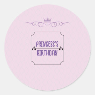 Adesivo Aniversário da Princesa