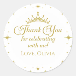 Adesivo Aniversário da Princesa Royal Gold