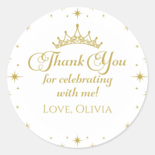 Adesivo Aniversário da Princesa Royal Gold