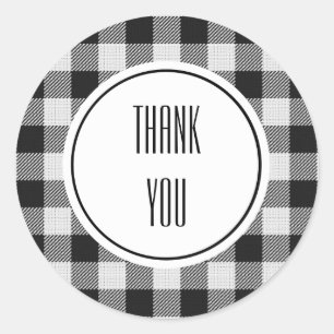 Adesivo Aniversário da Xadrez Black Buffalo