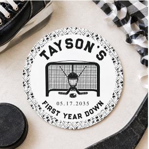 Adesivo Aniversário de 1º Ano de Hockey First Year Down Pa