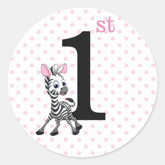 Adesivo Aniversário de 1 ano (Frente)