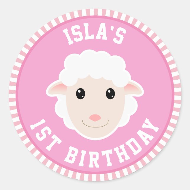 Adesivo Aniversário de 1 ano (Frente)