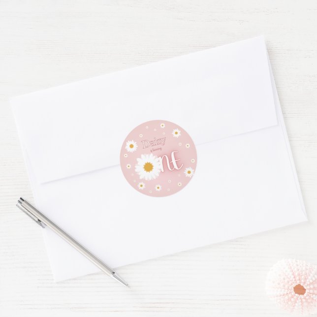 Adesivo Aniversário de 1 ano da Daisy (Envelope)