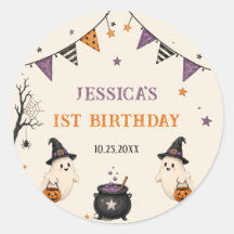 Aniversário de 1 ano das meninas no Halloween Fant