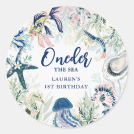 Adesivo Aniversário de 1 ano Oneder the Sea Coastal