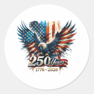 Adesivo Aniversário de 250 Anos da América Aniversário de