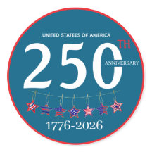 Aniversário de 250 anos dos EUA 1776-2026 Patrióti