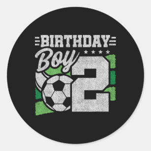 Adesivo Aniversário de 2 Anos de Futebol - Aniversário de 