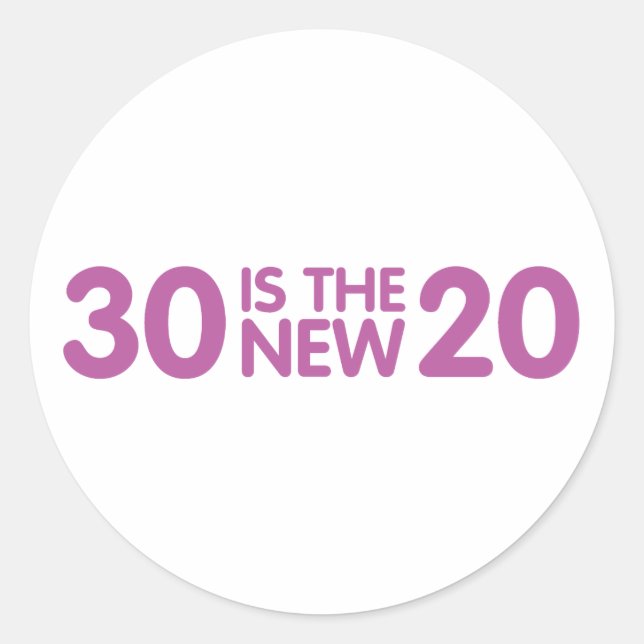 Adesivo Aniversário de 30 anos (Frente)