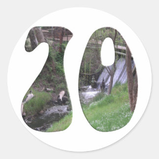 Adesivo Aniversário de 70 anos