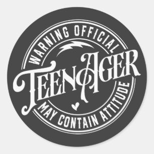 Adesivo Aniversário de Adolescente