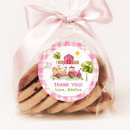 Adesivo Aniversário de animais de criação de quintais cor-