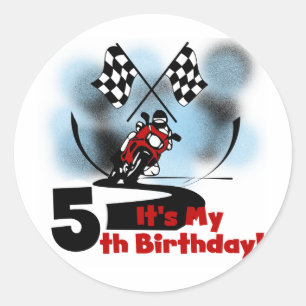 Adesivo Aniversário de competência da motocicleta 5o