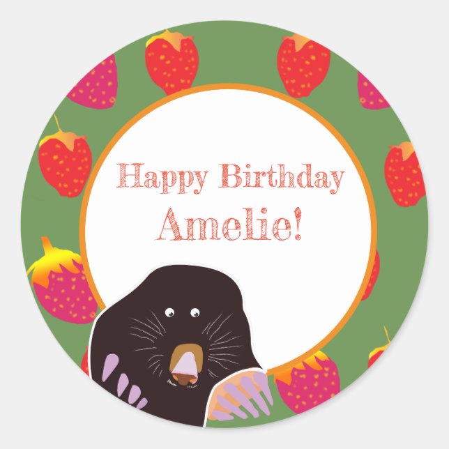 Adesivo Aniversário de criança (Frente)