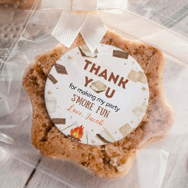 Adesivo Aniversário de criança de acampamento de camping d