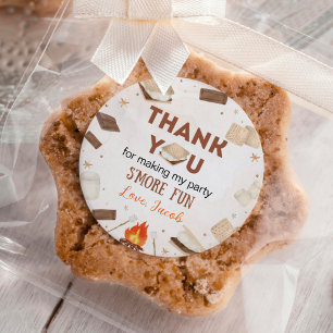 Adesivo Aniversário de criança de acampamento de camping d