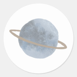 Adesivo aniversário de criança de Espaço Sun "Primeira Via