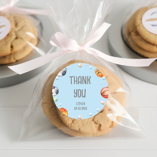 Adesivo Aniversário de criança de esportes de esferas