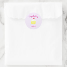 Adesivo Aniversário de Fazer Cupcake