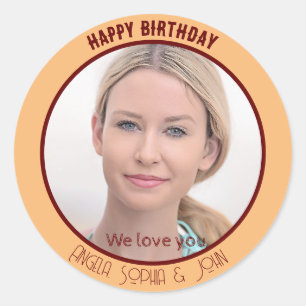 Adesivo Aniversário de Feliz Aniversário