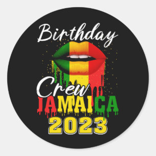 Adesivo Aniversário de Férias na Jamaica 2023 Viatura de M