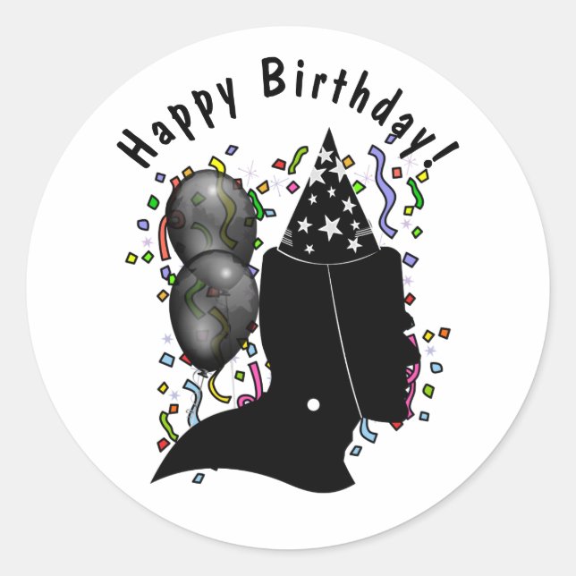 Adesivo Aniversário de Frankenstein (Frente)
