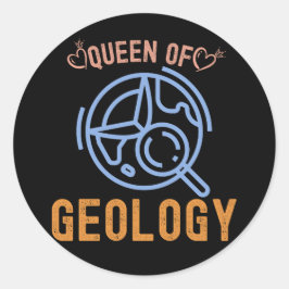 Adesivo Aniversário de Geologia, Joias da Geologia, Geólog