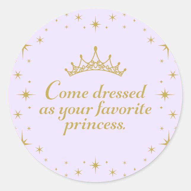Adesivo Aniversário de Sua Princesa Real (Frente)