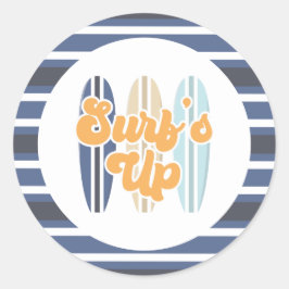 Adesivo Aniversário de surfboard surf