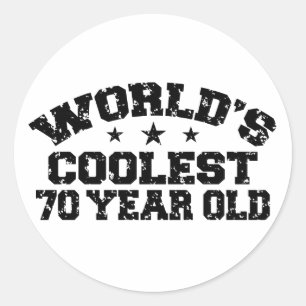 Adesivo aniversário do 70