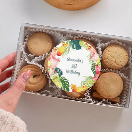 Adesivo Aniversário do Adulto do Partido da Piscina das Be