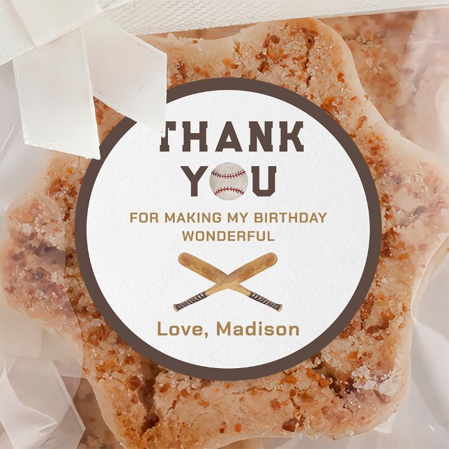 Adesivo Aniversário do Beball Obrigado (Criador carregado)