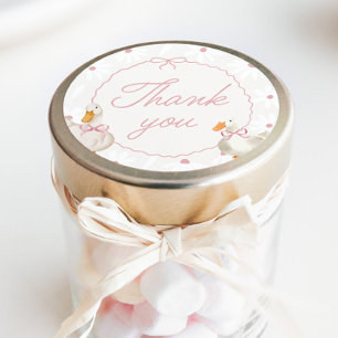 Adesivo Aniversário do Bobo Rosa Ganso do Arco