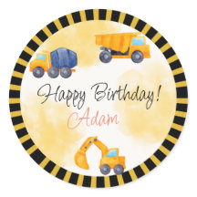 Aniversário do Caminhão de Construção