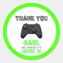 Adesivo Aniversário do Caminhão do Jogo Verde