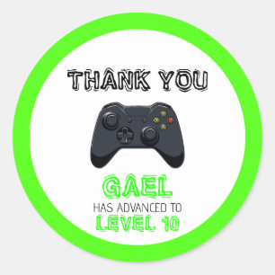 Adesivo Aniversário do Caminhão do Jogo Verde