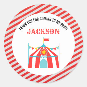 Adesivo Aniversário do Circo do Carnaval