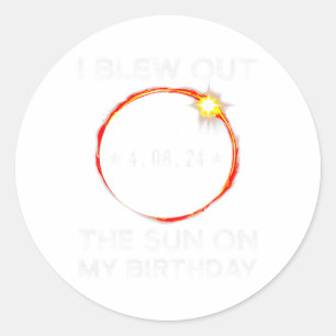 Adesivo Aniversário Do Eclipse Solar Eu Explodi O Sol No M