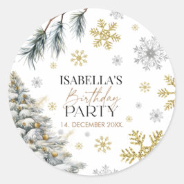 Adesivo Aniversário do inverno