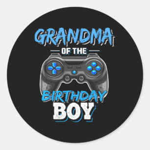 Adesivo Aniversário do Jogo de Vídeo de Aniversário 3