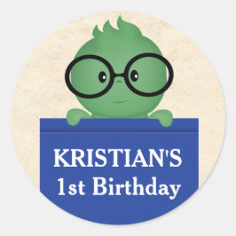 Adesivo Aniversário do Menino Bibliófilo