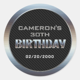 Adesivo Aniversário do Menino dos Homens