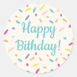 Adesivo Aniversário do Menino - Festa de Rosquinha - Pau 3