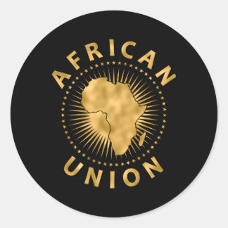 Adesivo Aniversário do Ouro da União Africana