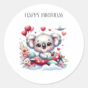 Adesivo Aniversário do Piloto Koala